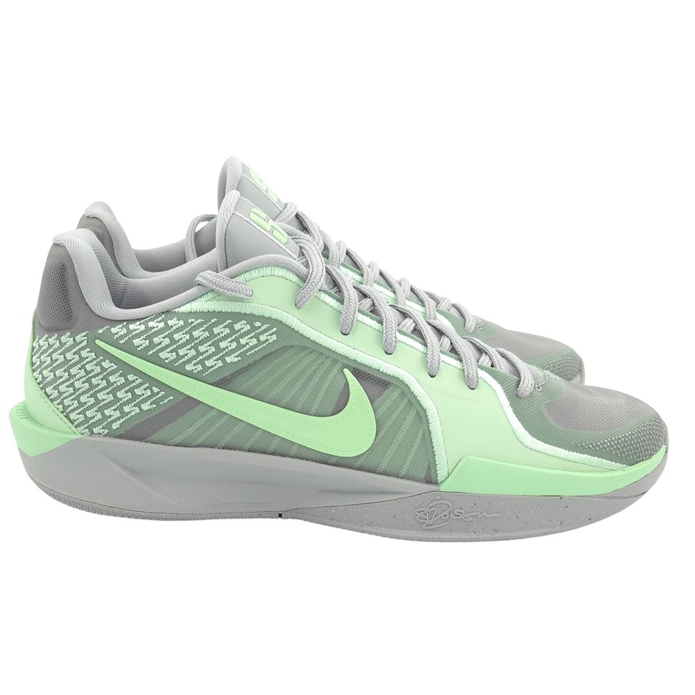 Nike Sabrina 2 Basketball Shoes Women 10 Fresh Mint Green Gray Sneakers Lace NEW - Picture 2 of 11